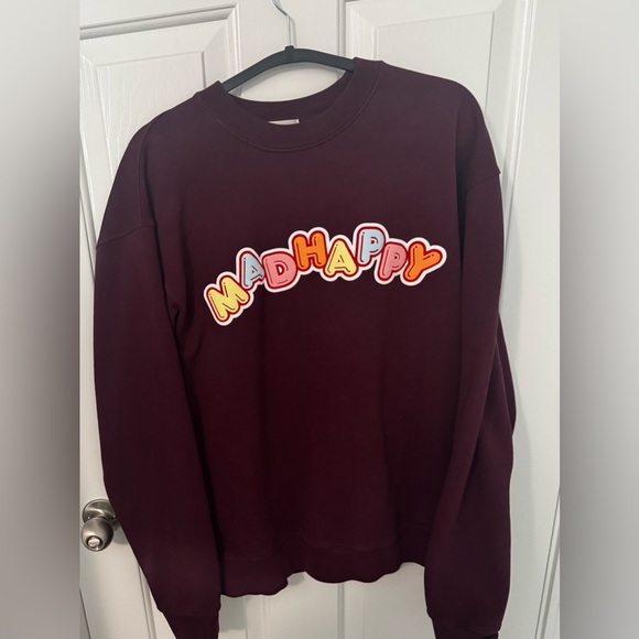 Madhappy Tops - Madhappy Burgundy Crewneck